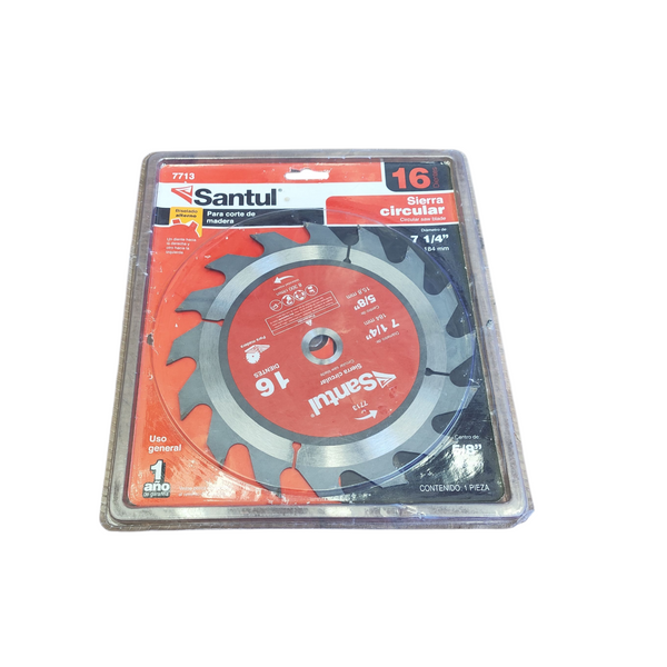 Sierra Para Madera Santul Acero 16 Dientes