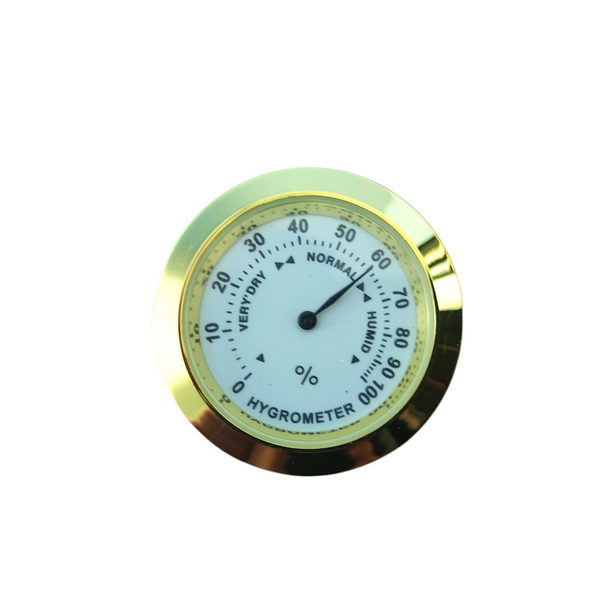 Humidor Mini Portátil Con Humidificador Y Higrómetro