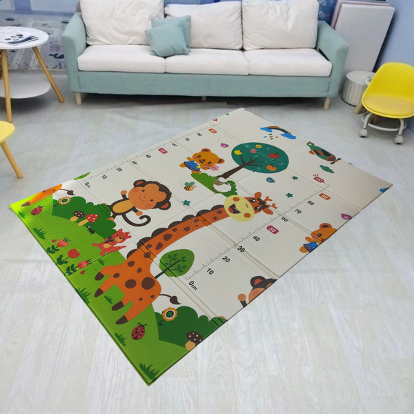 Caja mayoreo Tapete Bebe Plegable Reversible XPE Foamy 6 pzs