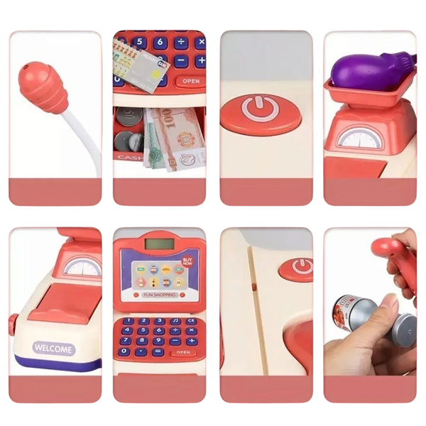 Caja registradora multifuncionales  juegue de infantil juego