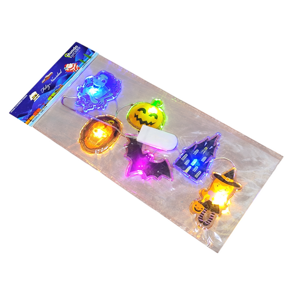 Pegatina decorativas Halloween con luz led para ventanas I/E