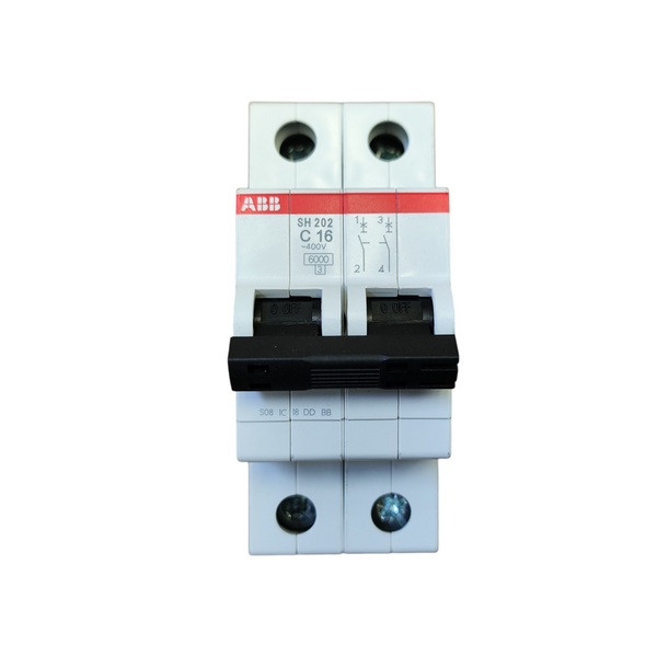 Interruptor pastilla Automático 2 Polos SH202-C16