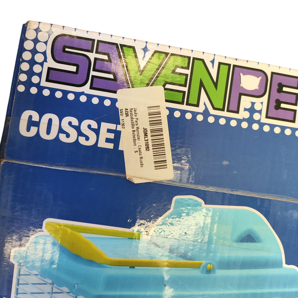 Jaula Hamster Equipada Casa Resbaladilla Bebedero Rueda Azul