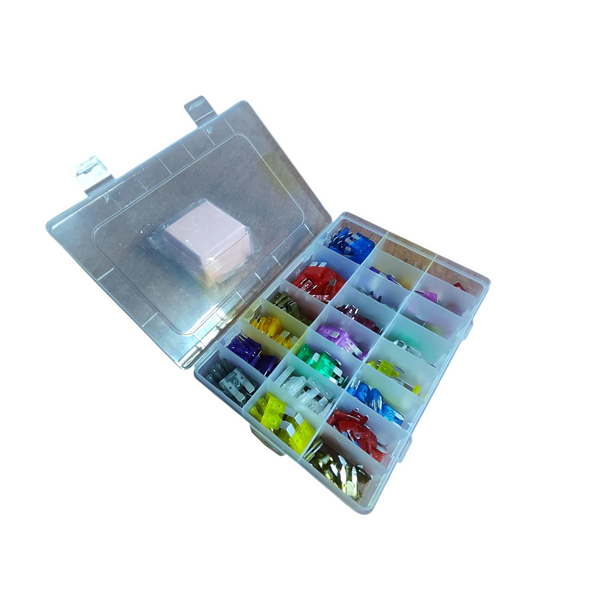 Kit caja de fusibles automotrices 250 pzs