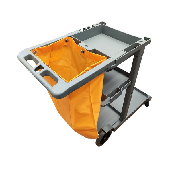 Carrito de limpieza aseo 3 niveles con bolsa