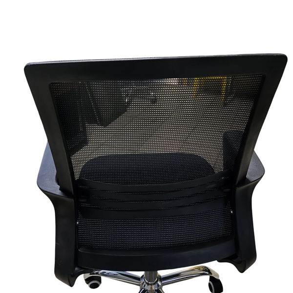 Silla de escritorio ergonómica negro malla