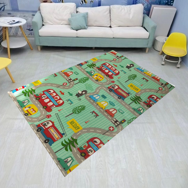 Caja mayoreo Tapete Bebe Plegable Reversible XPE Foamy 6 pzs