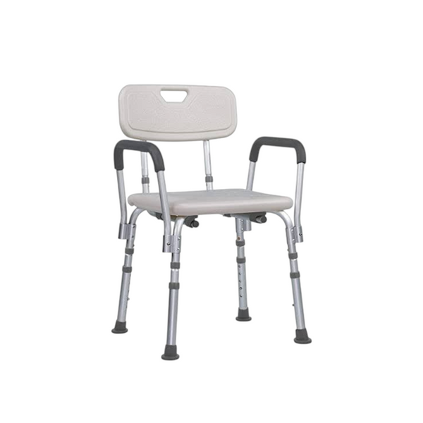 Silla banco ortopedica para baño blanca