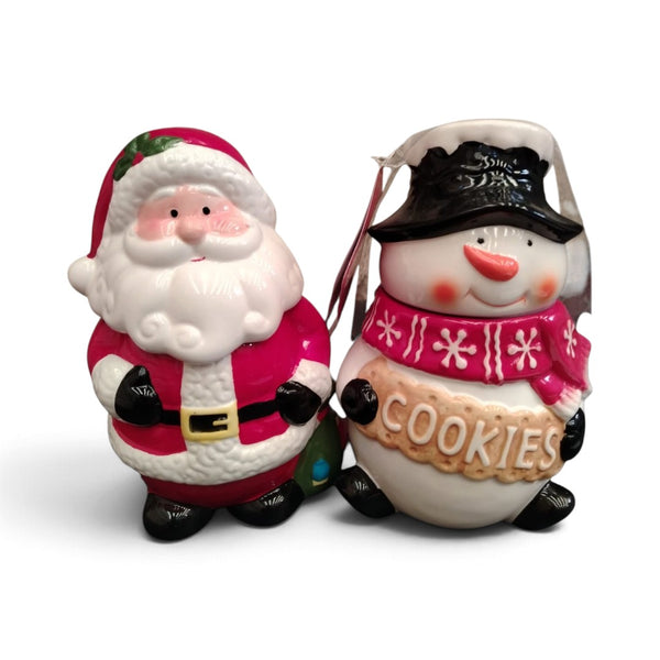 Galletero Santa Muñeco de Nieve con Galletas Sabor Mantequilla 200 g