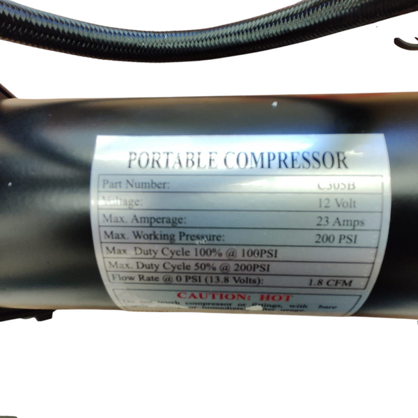 Compresor sin aceite de aire para coche 12v 200 psi 3/8 npt