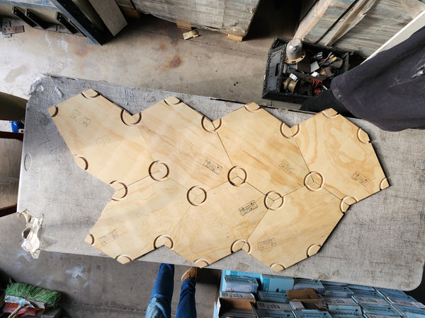 Piso HDF laminado madera Woodpeak caja 2.46m2 24pz España