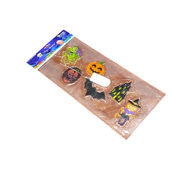 Pegatina decorativas Halloween con luz led para ventanas I/E