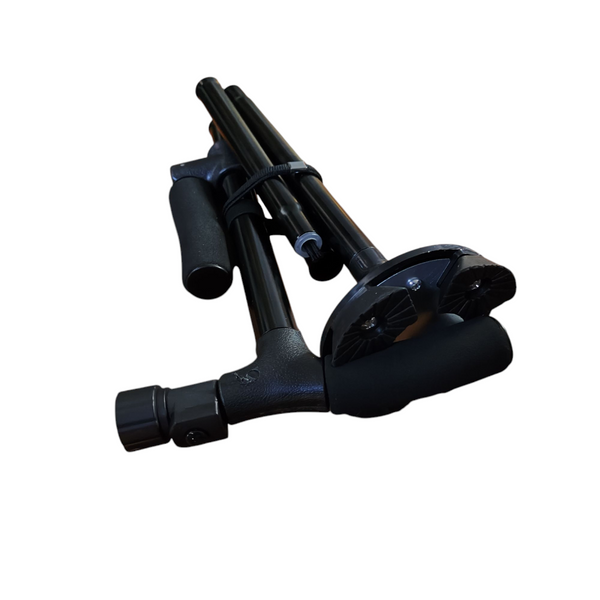 Bastón plegable ajustable con luces led para ancianos