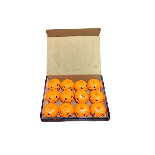 12 piezas de velas led calabaza Halloween decorativa