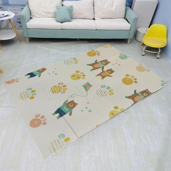 Tapete para Bebe Plegable Reversible XPE Foamy 1.2mX1.8mX1cm