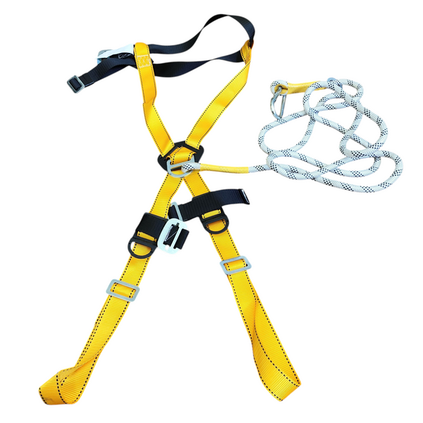 kit arnes y linea de vida con amortiguador 22kn 3 metros