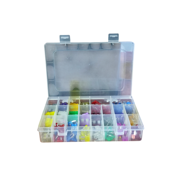 Kit caja de fusibles automotrices 250 pzs