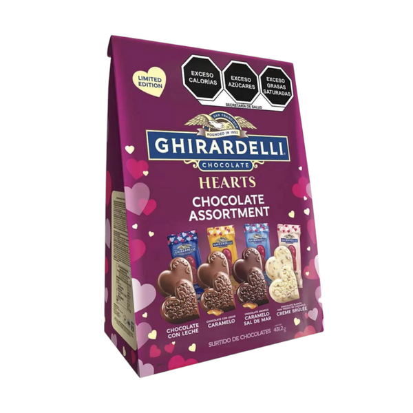 Chocolates Ghirardelli Hearts Sabores Surtidos 431 Grs