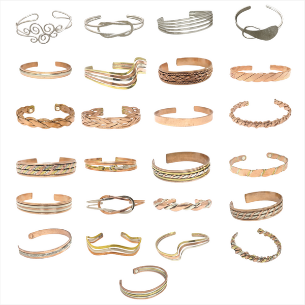 Pulsera brazalete delgado unisex bronce laton czn moda 1pz