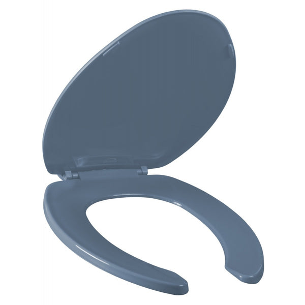 Asiento Baño Wc Redondo Real Confort Azul O Negro