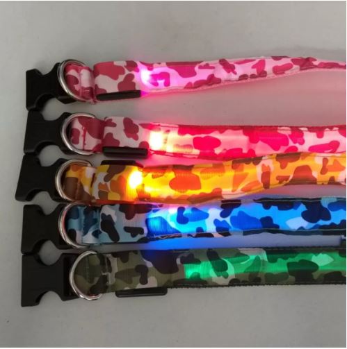 Collar Para Mascotas Con Luz Led Perro Y Gato