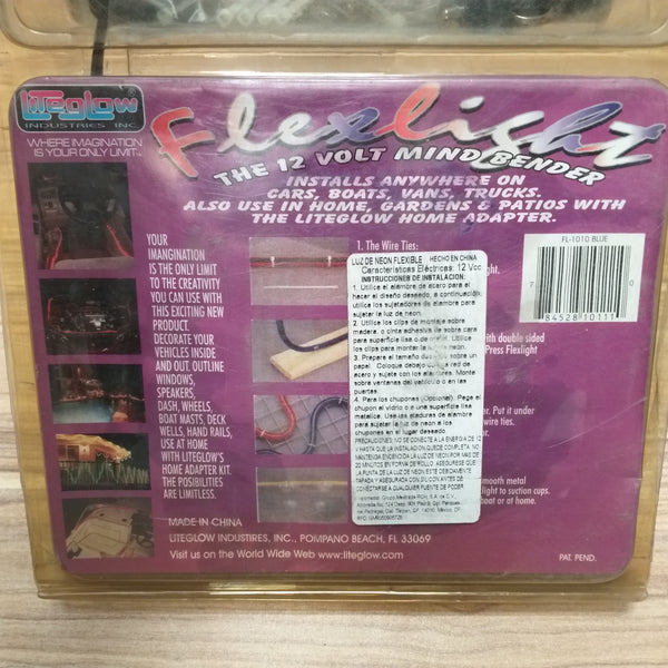 ROLLO TIRA LED PARA INTERIOR DE AUTO AZUL ROJO