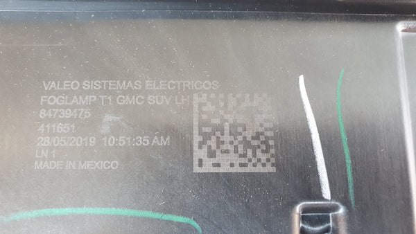 Faros de niebla Valeo Original GM Par Izq/Der GMC Canyon