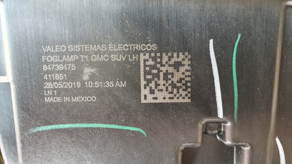 Faros de niebla Valeo Original GM Par Izq/Der GMC Canyon