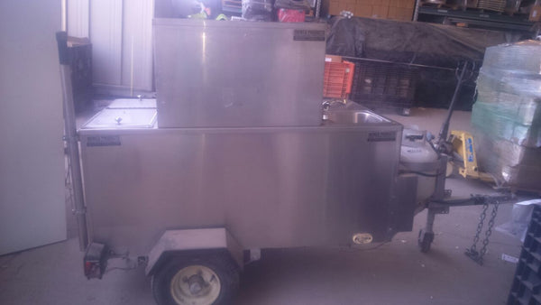 Carro De Hot Dogs Acero Inoxidable Americano