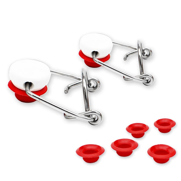 6 Botellas De Vidrio Ambar +  Tapón Mecánico 500ml