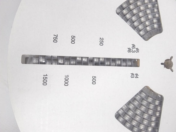 Carrete Capacitor Electronico Aluminio Nichicon 1000 Piezas