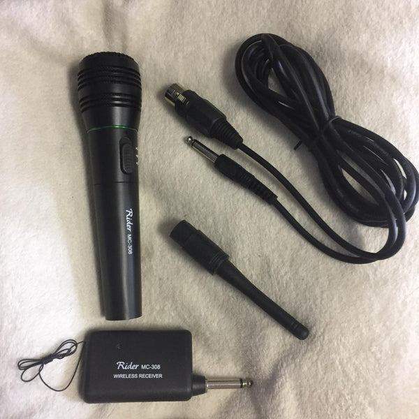Microfono Inalambrico Rider Mc-308 Karaoke
