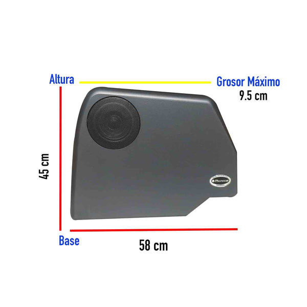 Subwoofer Phonocar Cajon Para Cajuela