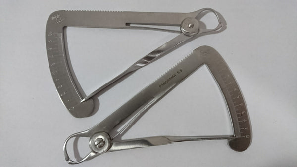 Paquete Calibrador De Cera Y Metal (caliper Analogico) 2pzas