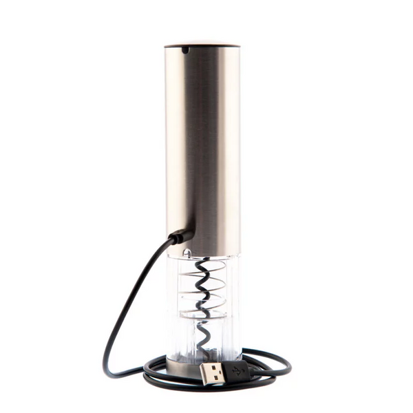 Sacacorchos Vino Electrico con base abre Botellas Recargable