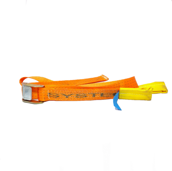 Eslinga Plana Con Hebilla System 1.75 M X 5 Cm 50 Kd Naranja