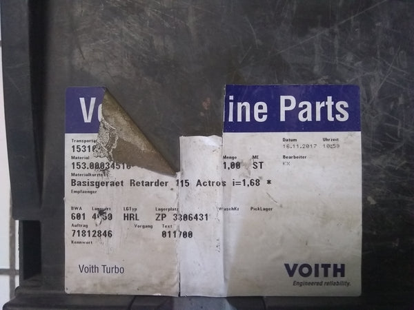 Retardador básico R 115 voith retarder camiones mercedes benz y Daimler AG