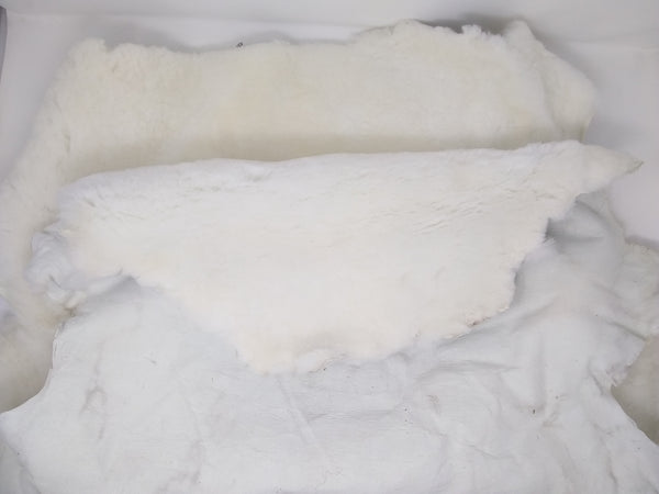Tapete Piel De Borrego Blanco 90cm X 40 Cm