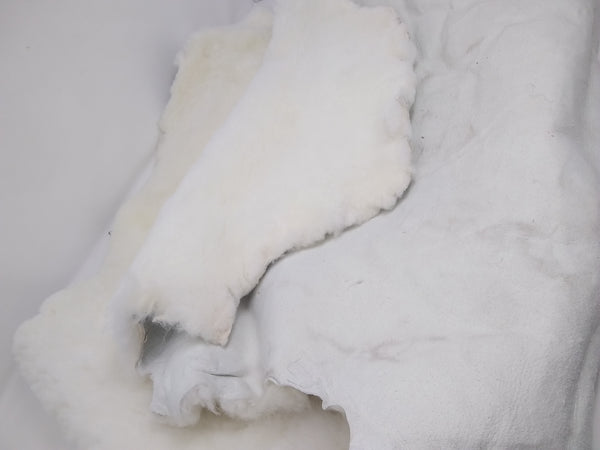 Tapete Piel De Borrego Blanco 90cm X 40 Cm