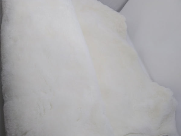 Tapete Piel De Borrego Blanco 90cm X 40 Cm