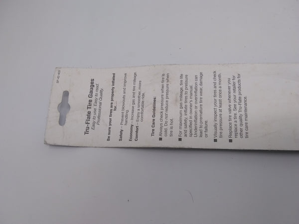 Manometro De Neumaticos Doble Servicio Tru-flates Tire Gauge