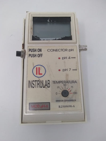 Medidor De Ph Portatil Con Electrodo Instrlab Modelo Ph-6