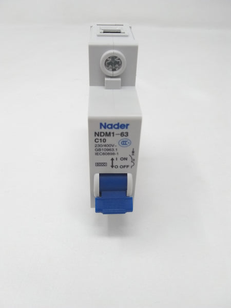 Pastilla Interruptor Termomagnetico Nader NDM1-63 10 Amp