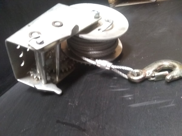 Polea Manual De Metal Con Alambre De Acero Y Gancho De Agarre