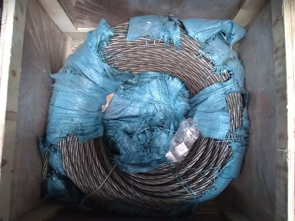 Cable De Acero Galvanizado Sin Carrete 80 Kg 26m