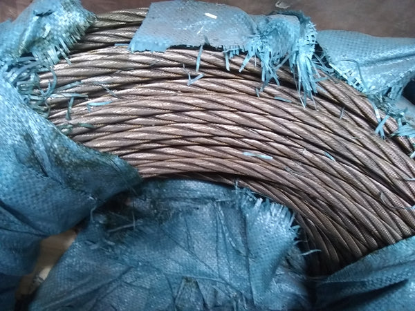 Cable De Acero Galvanizado Sin Carrete 80 Kg 26m