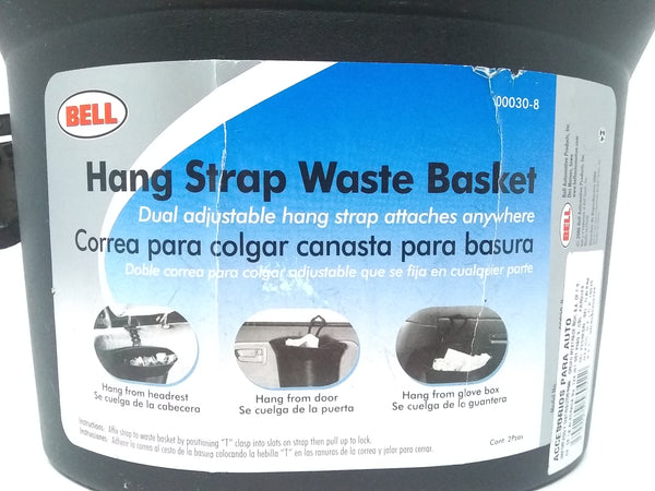 Cesto Para Basura Con Correa Uso Automotriz Bell 00030-b