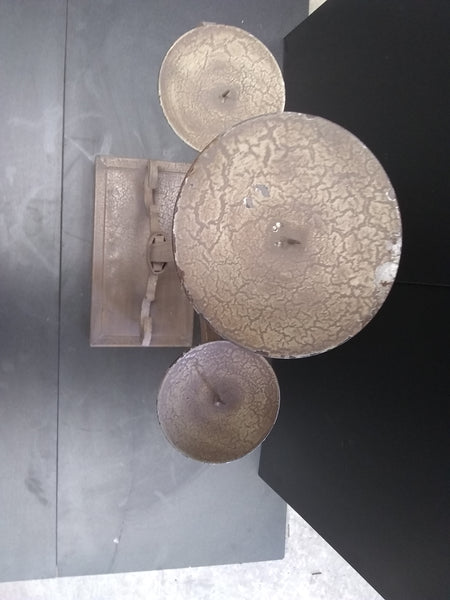 Juego De Porta Vela 2 Y 3 Pzas Fierro Forjado Decoración