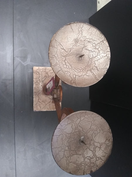 Juego De Porta Vela 2 Y 3 Pzas Fierro Forjado Decoración