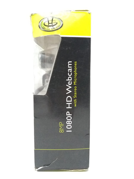 Web cam Gear Head 1080P 8MP Widescreen con microfono doble